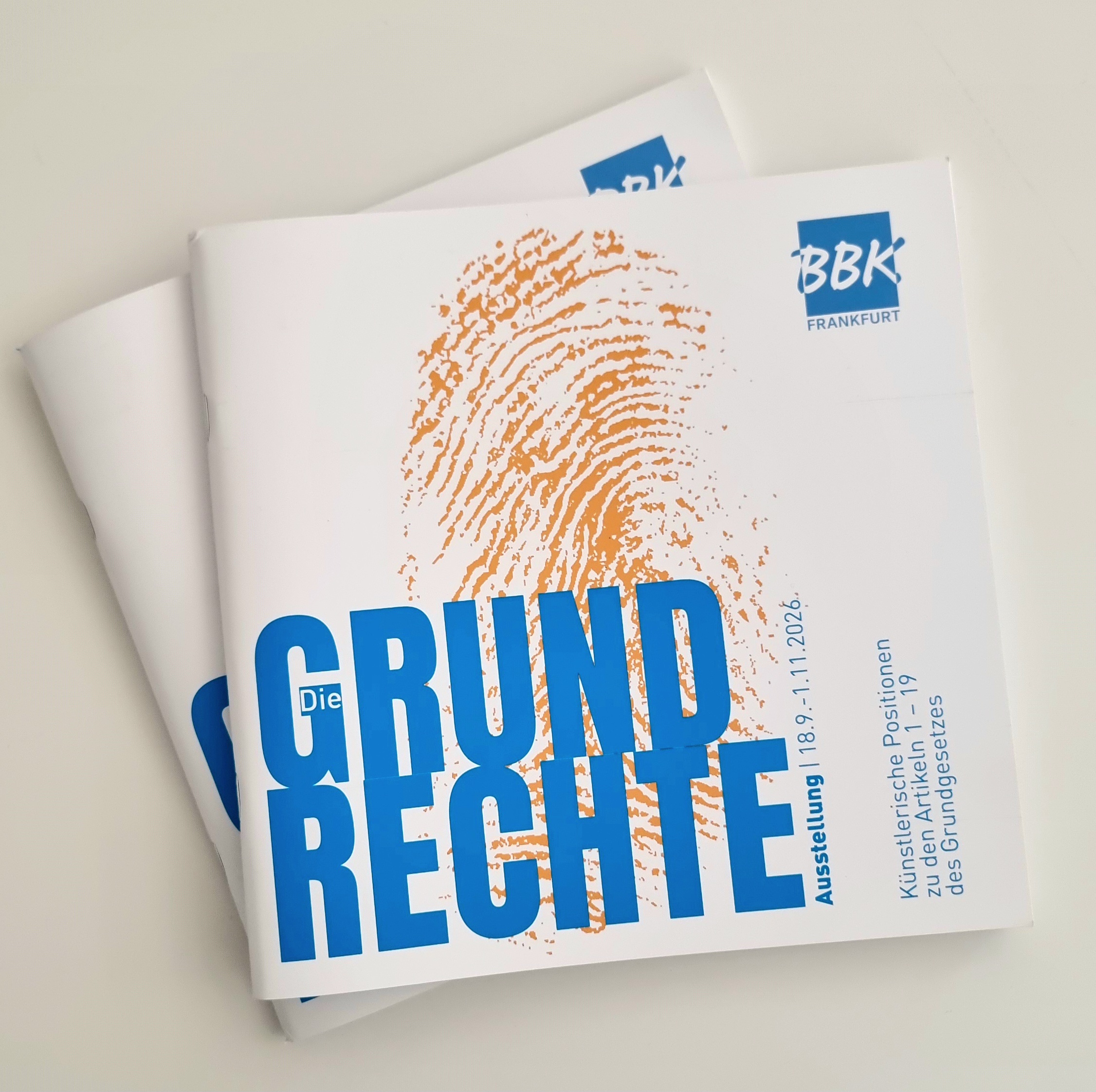 Ausstellungskatalog BBK Die Grundrechte 2026